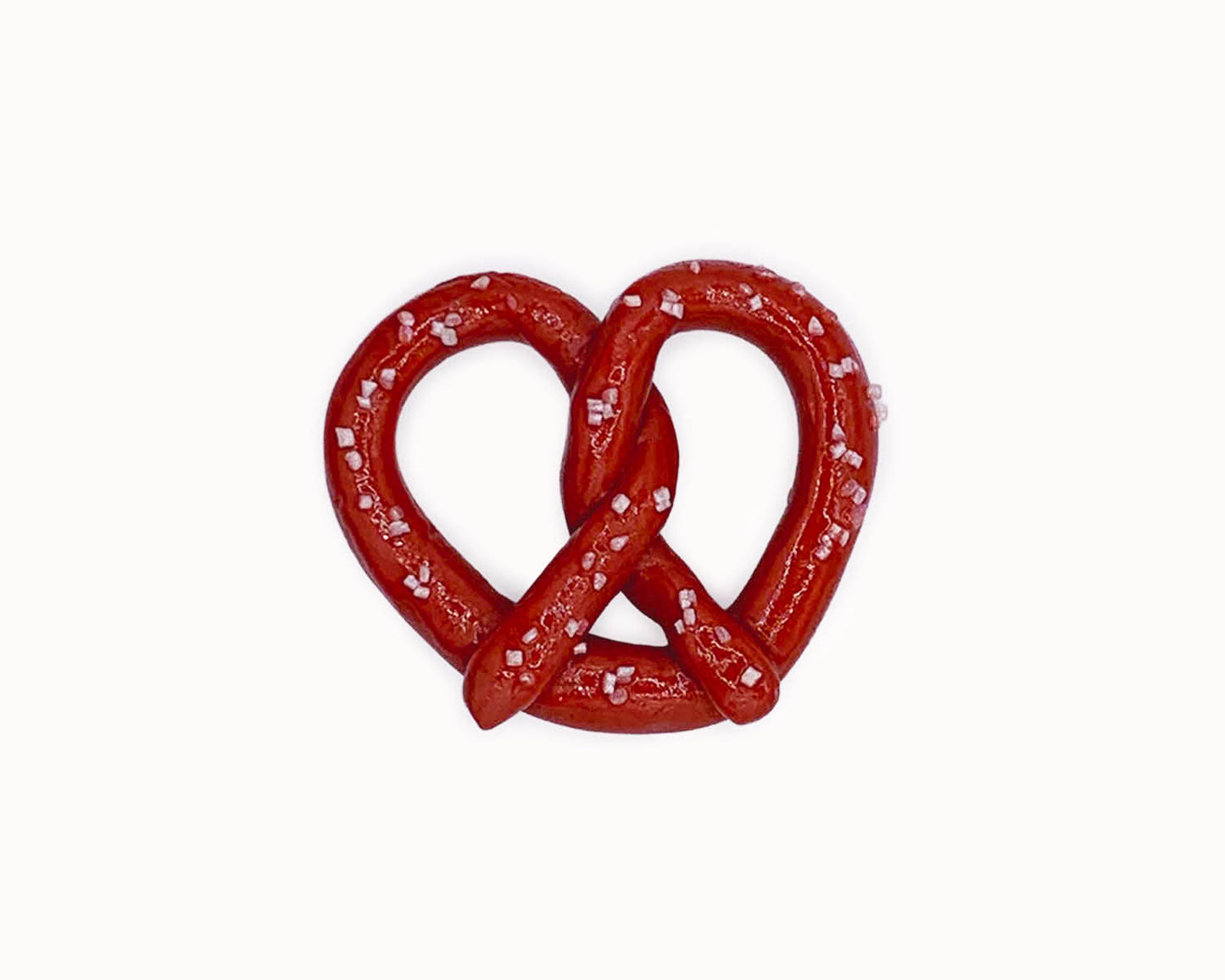 Plain Salt Pretzel Brooch