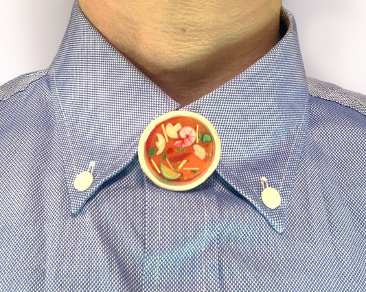 Tom Yum Soup Brooch