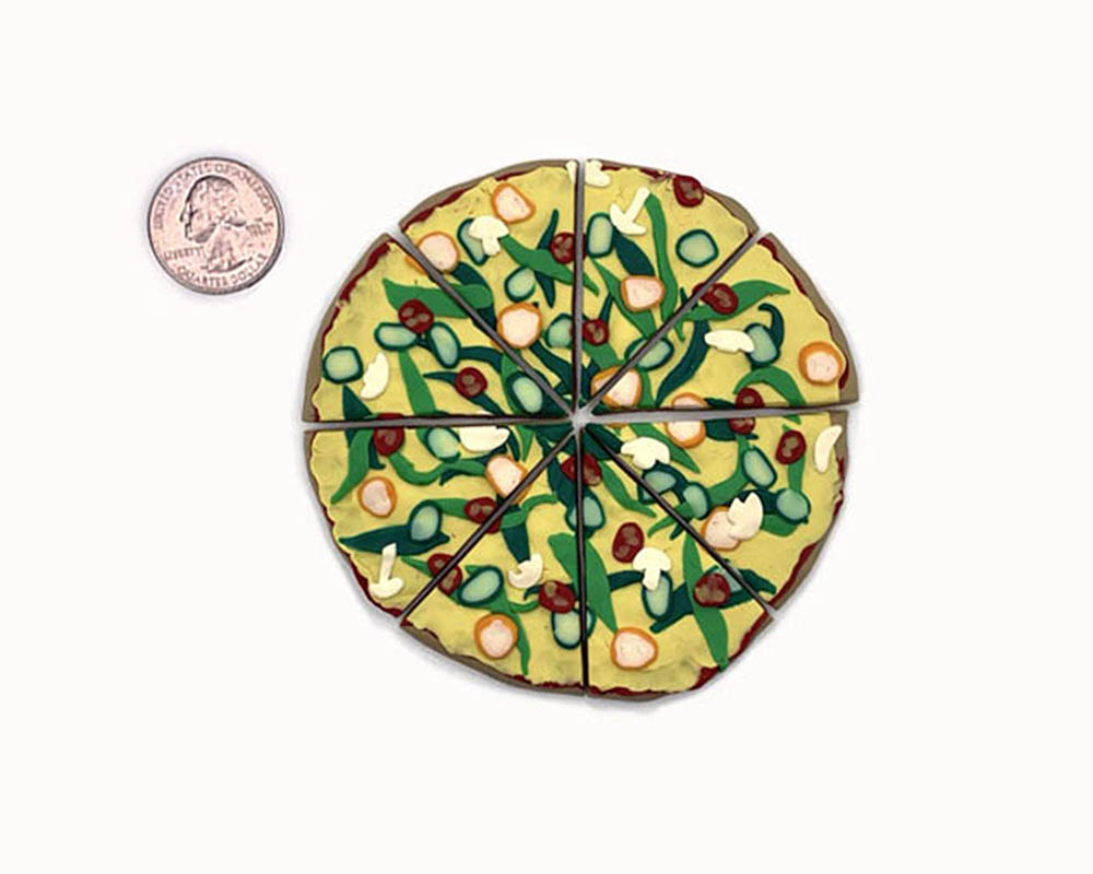 Veggie Lover's Pizza Magnet Set