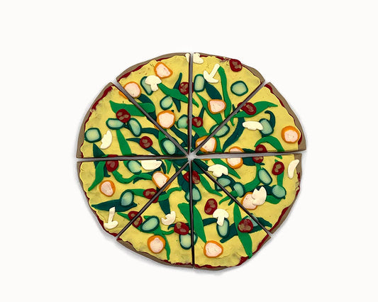 Veggie Lover's Pizza Magnet Set